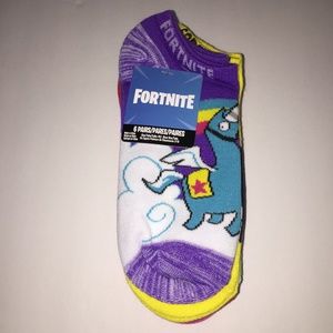 Girls Fortnite Cuddle Team 6 Pr Socks M/L NEW